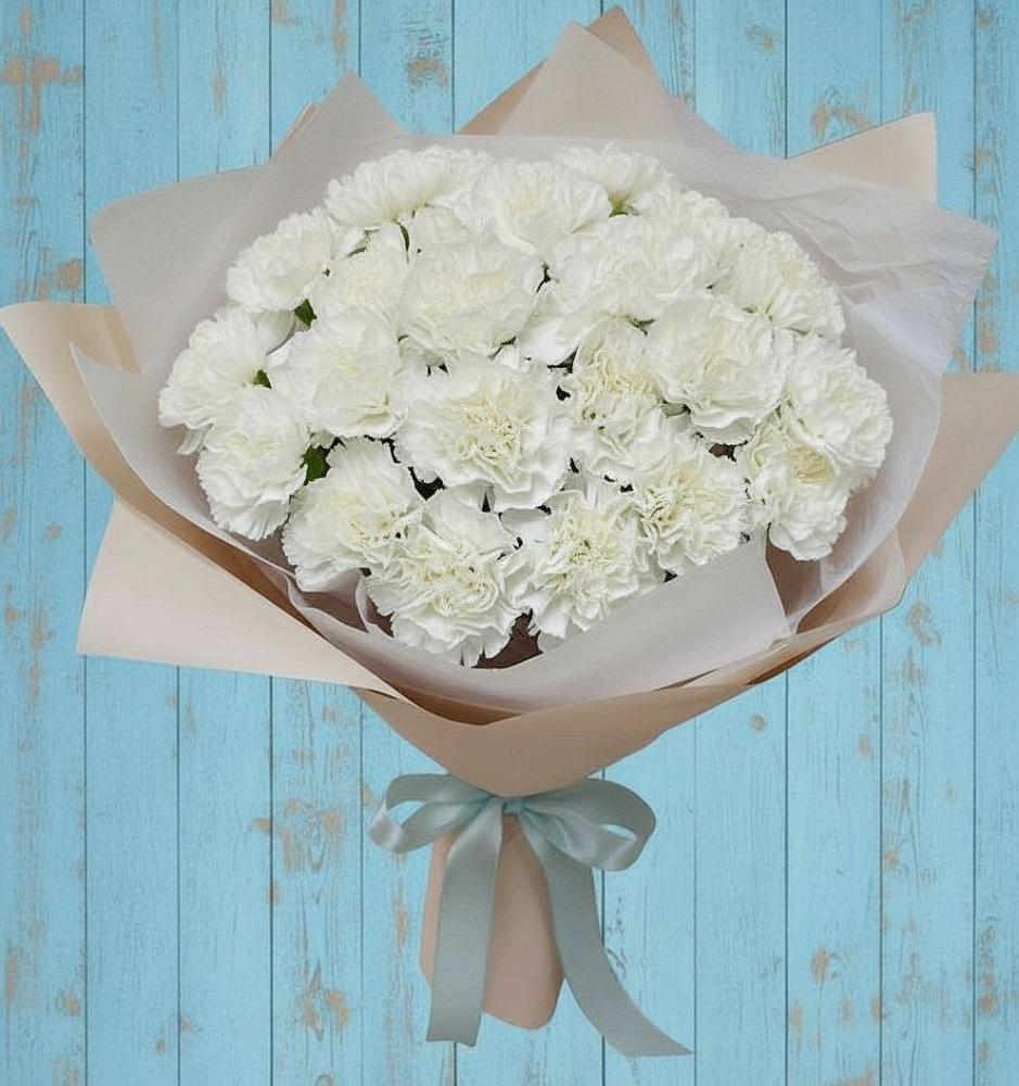 Букет цветов из: Гвоздики в Каскара