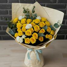 Букет цветов из:  Розы #REPLACE_PRED# Каскара