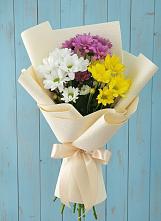 Букет цветов из:  Хризантемы в Каскара