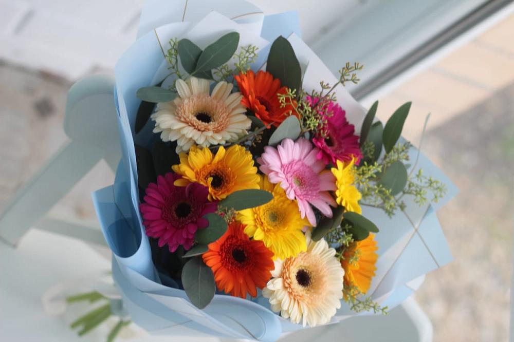 Букет цветов из: Герберы в Каскара