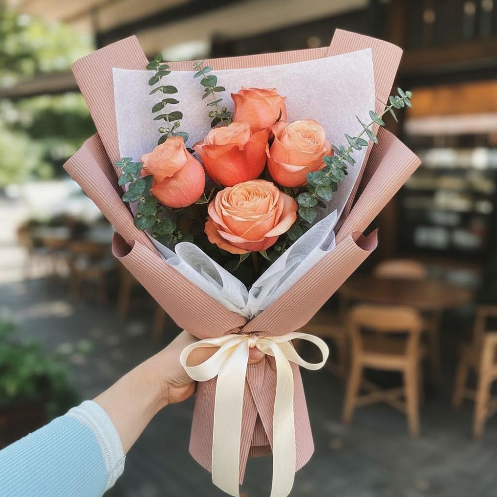 Букет цветов из: Розы в Каскара