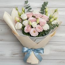 Букет цветов из:  Лизиантусы в Каскара