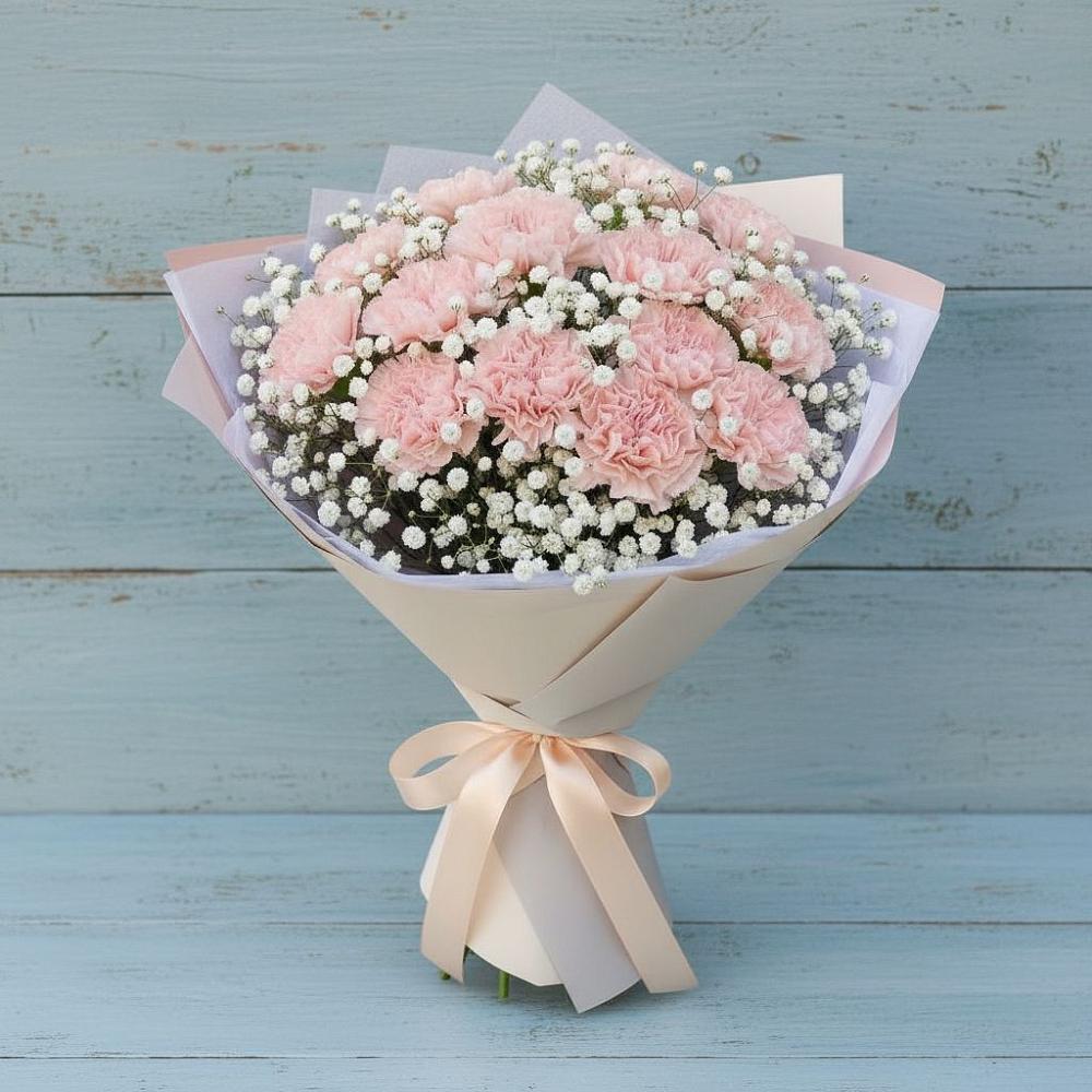 Букет цветов из: Гвоздики в Каскара