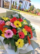 Букет цветов из:  Герберы #REPLACE_PRED# Каскара