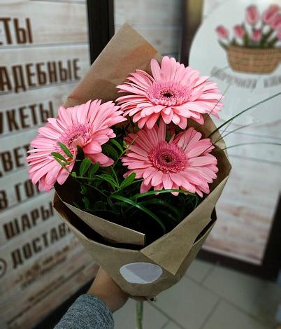 Букет цветов из: Герберы в Каскара