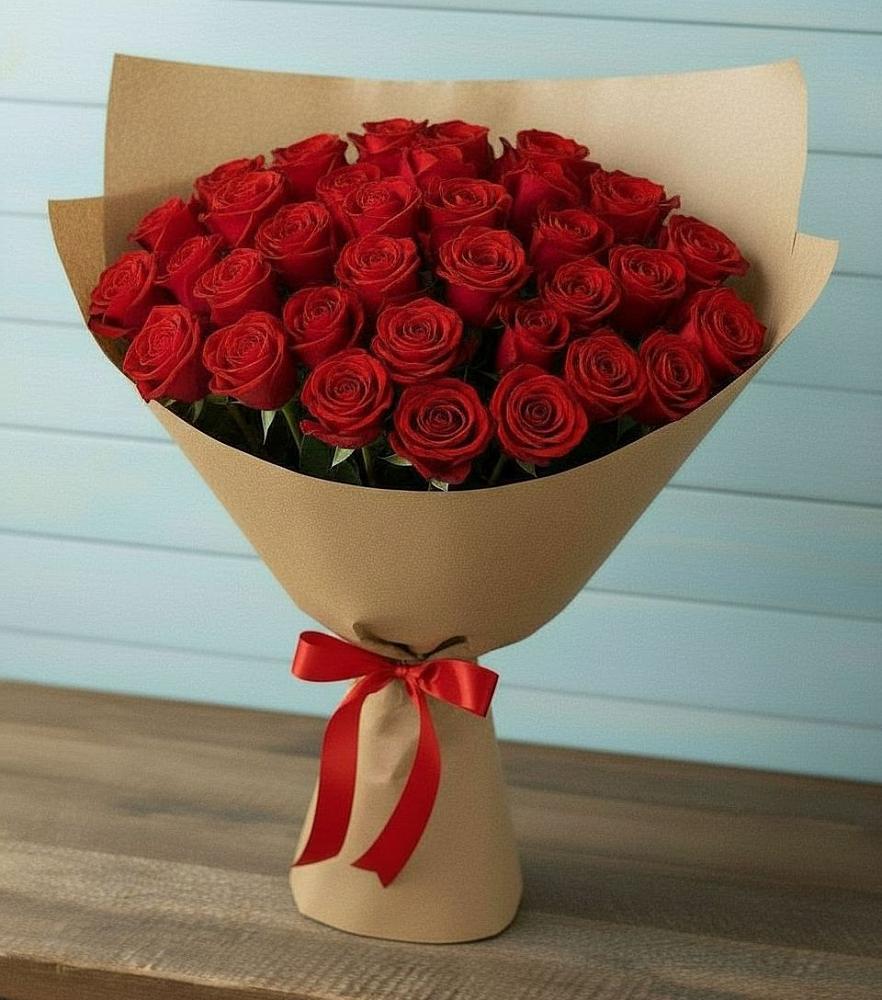 Букет Красные розы Милано в Каскара