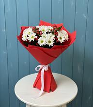 Букет цветов из:  Хризантемы в Каскара