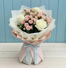 Букет цветов из:  Розы в Каскара