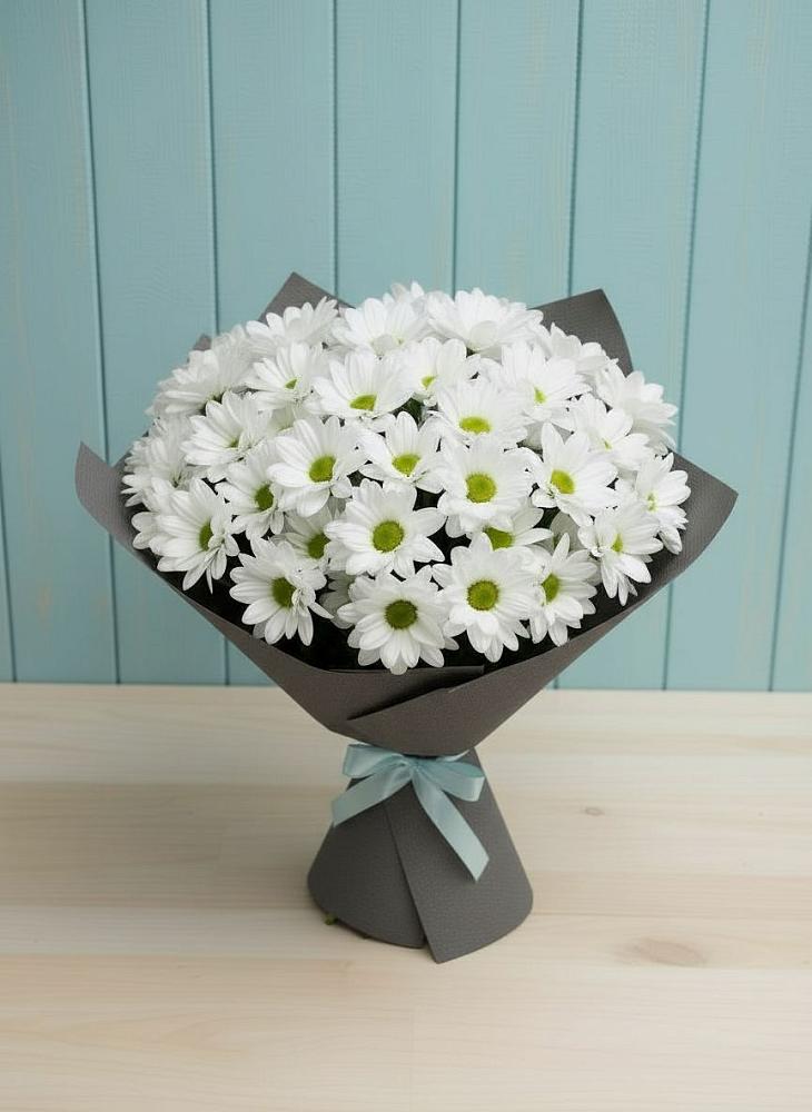 Букет цветов из: Хризантемы в Каскара