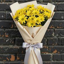 Букет цветов из:  Хризантемы в Каскара