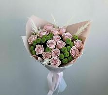 Букет цветов из:  Розы и Хризантемы в Каскара