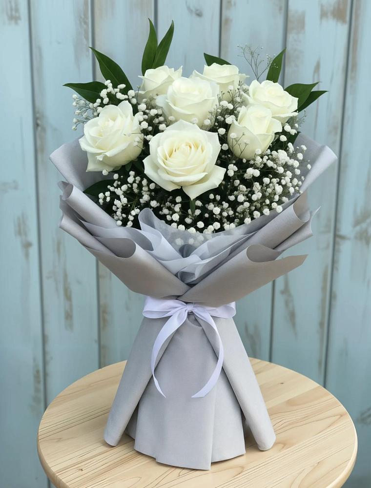 Букет цветов из: Розы в Каскара