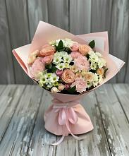 Букет цветов из:  Гвоздики, Розы и Хризантемы в Каскара