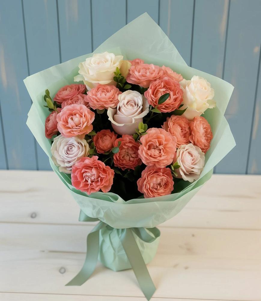 Букет цветов из: Розы в Каскара