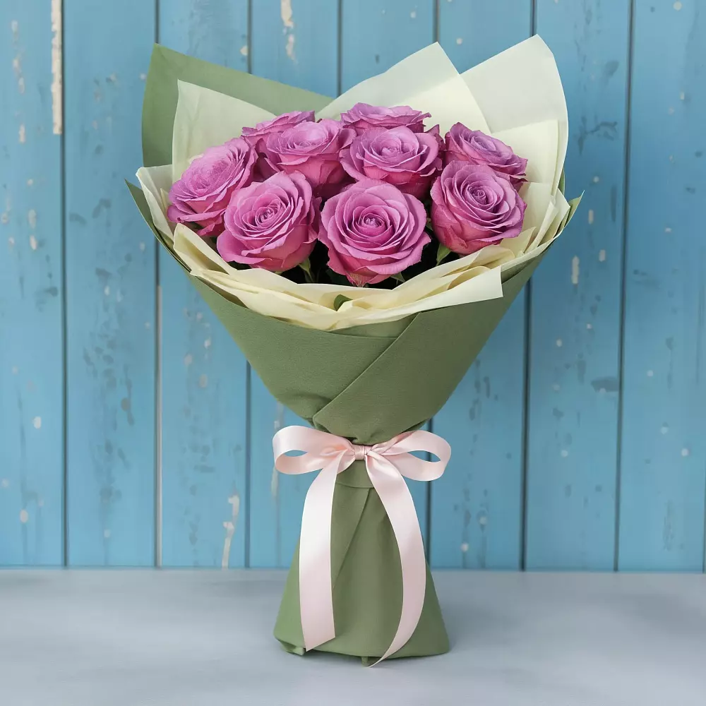 Букет Розы Фёрст Леди в Каскара