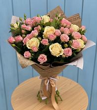 Букет цветов из:  Розы в Каскара