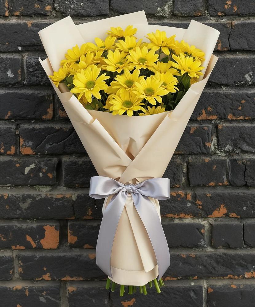 Букет цветов из: Хризантемы в Каскара