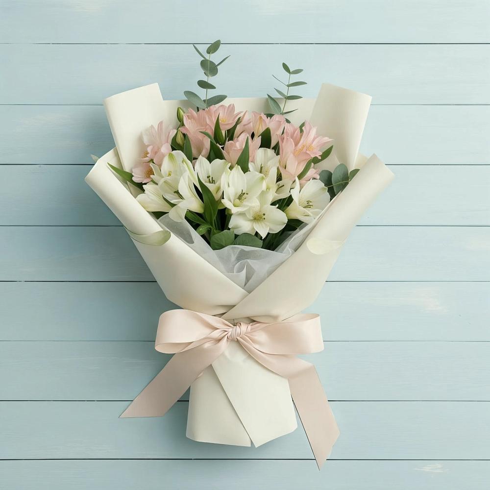 Букет цветов из: Альстромерии в Каскара