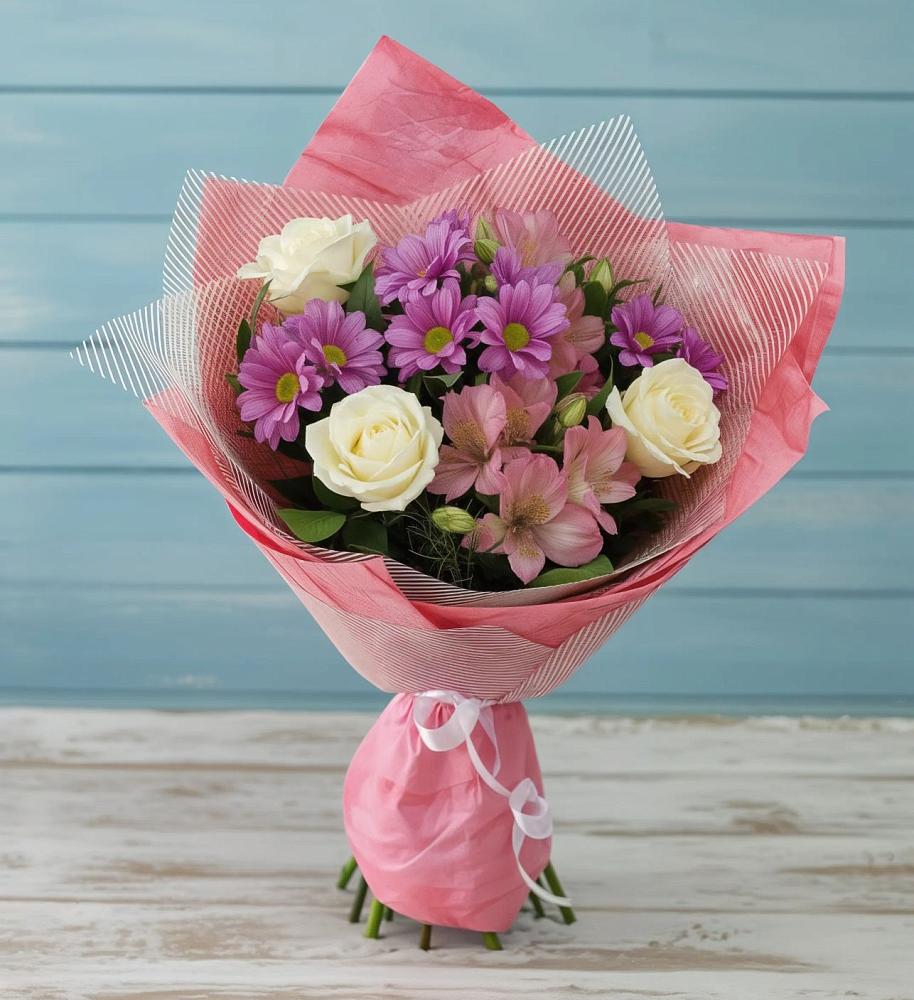 Букет цветов из: Герберы в Каскара