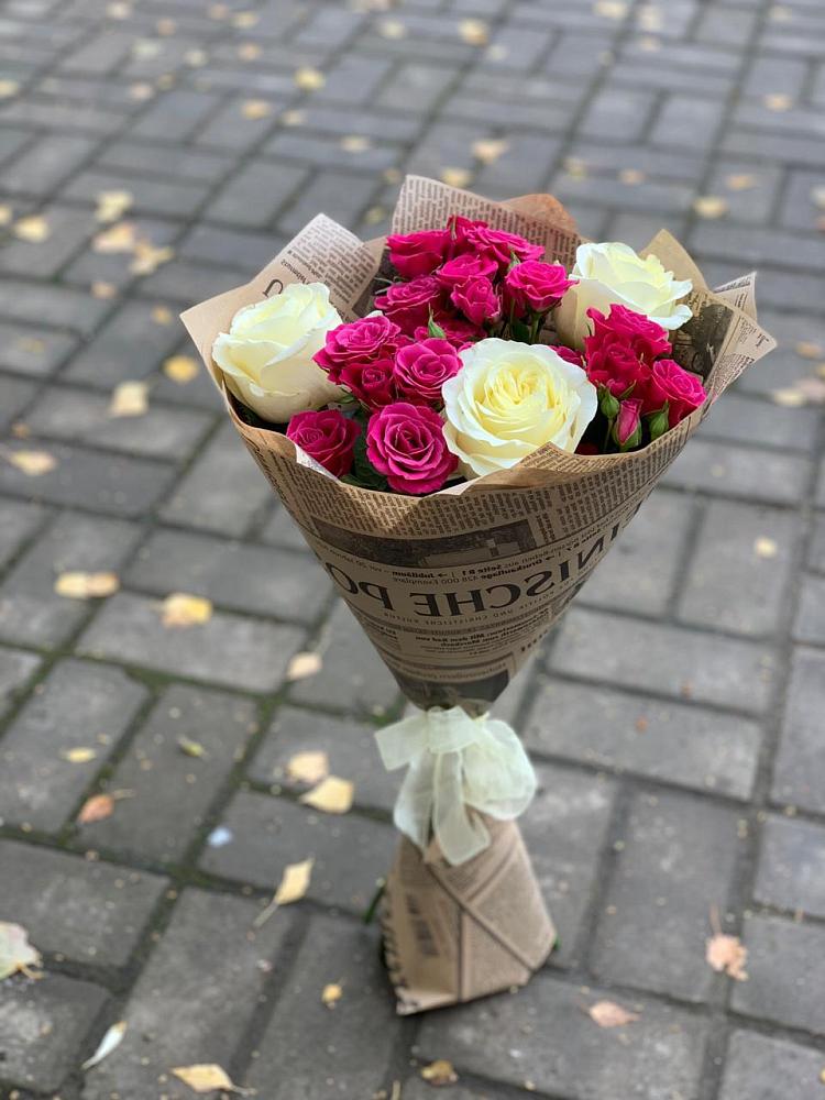 Букет цветов из: Розы в Каскара