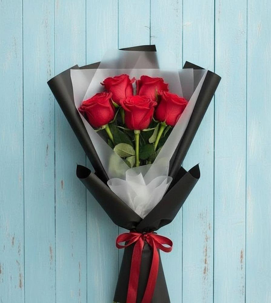 Букет цветов из: Розы в Каскара