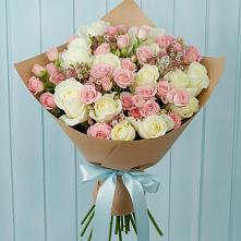 Букет цветов из:  Розы #REPLACE_PRED# Каскара